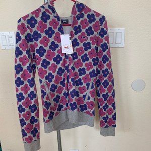 💥 Le Tigre floral hoodie sweatshirt $78 NW
